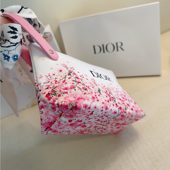 Miss Dior🌸Floral Cosmetic Makeup Clutch Bag - Picture 5 of 15